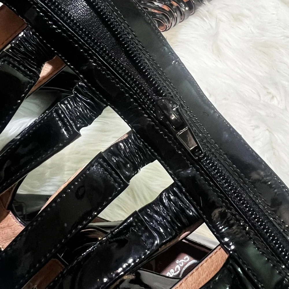 Rare [Jeffrey Campbell] Black < Don't Ask > Tall Cut Out Zip High Heel Boots | 6 - Picture 10 of 16